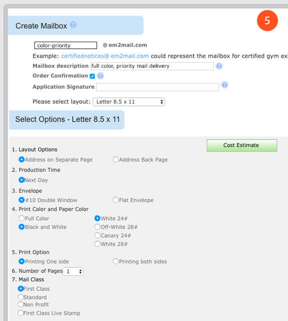 Quickletter-step5