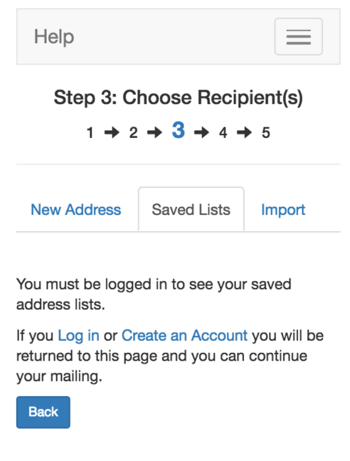Choose Recipients